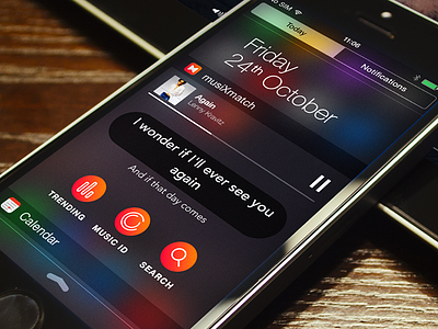 iOS 8 Widget ios8 iphone6 lyrics music widget