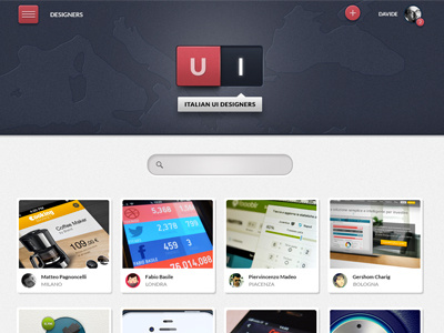 Italian UI designers Index ui ux webdesign