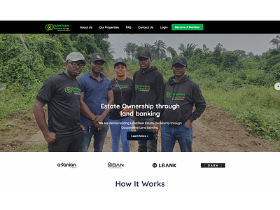 Farmchain Finance Coop by Koderner Nigeria branding design web app web design