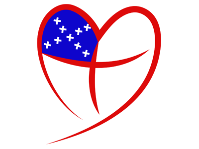 Episcopal shield logo design episcopal shield heart logo non-profit organization religious