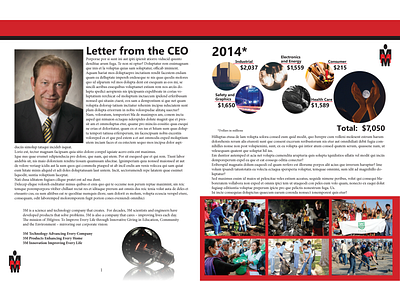 Mock Annual Report - First Spread