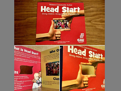 Head Start Brochure branding clean creative wisdom design layout design non-profit simple