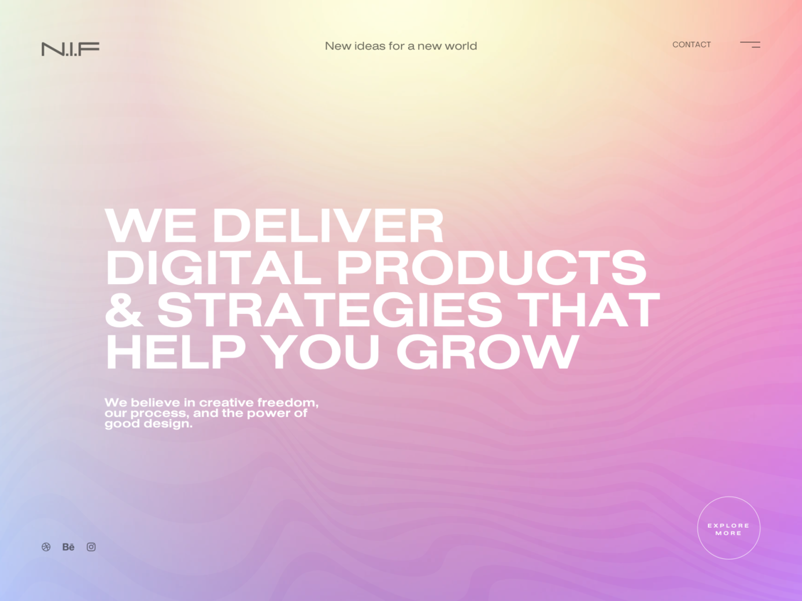 Digital Agency Website Design By Luke Peake For Tib Digital On Dribbble