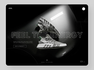 Shoe Brand Website Design