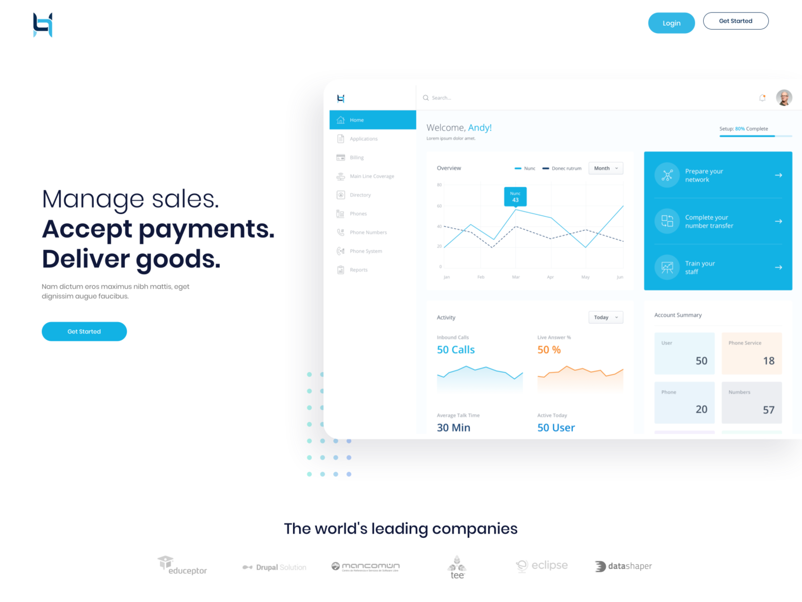 Finance Ecommerce Dashboard Web Design By Luke Peake For Tib Digital On