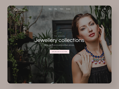 Luxury Jewelry Collections Website Design