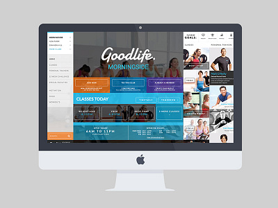 Goodlife Health Clubs Website design designer mobile first responsive design ui user experience user interface ux visual design website design website redesign