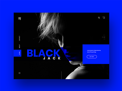 Dark, edgy, bold and simple website design bold branding design flat inspiration lettering type ui ux website