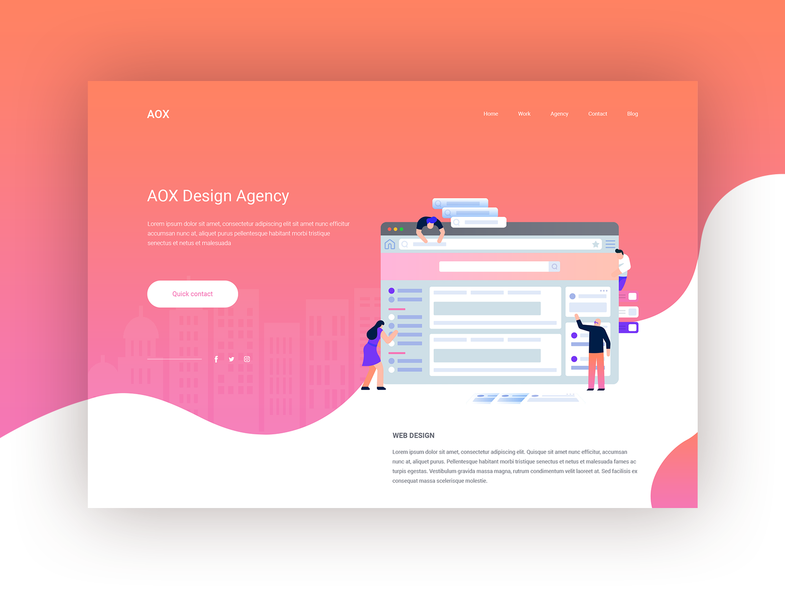 Agency Website Homepage Design By Luke Peake For Tib Digital On Dribbble