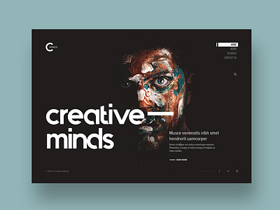 Digital Agency Website Design agency company creative dark design digitalagency font photography ui ux