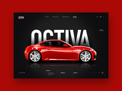 Concept Design for Car Brand animation branding color design flat icon illustration ui ux web website