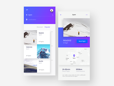 Mobile Design for Travel Booking Application