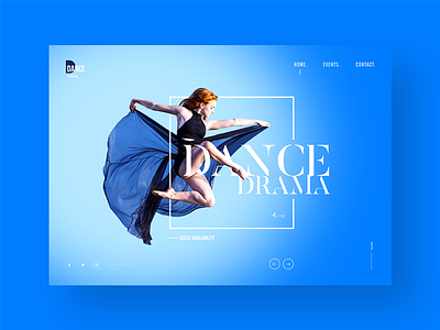 Dance Academy Website Design dance dancing design fitness ui ux webdesign website