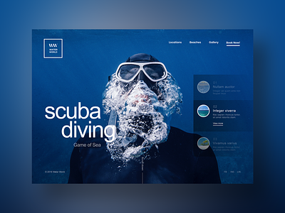 Scuba Diving Website Design