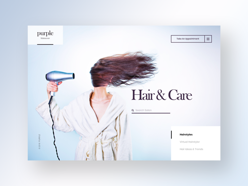 Hair Stylist Website Design By Luke Peake For Tib Digital On Dribbble