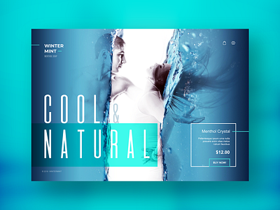 Cool & Natural Website Design agency animation branding design designer inspiration logo photography responsive typography ui ui ux ux water webdesign website