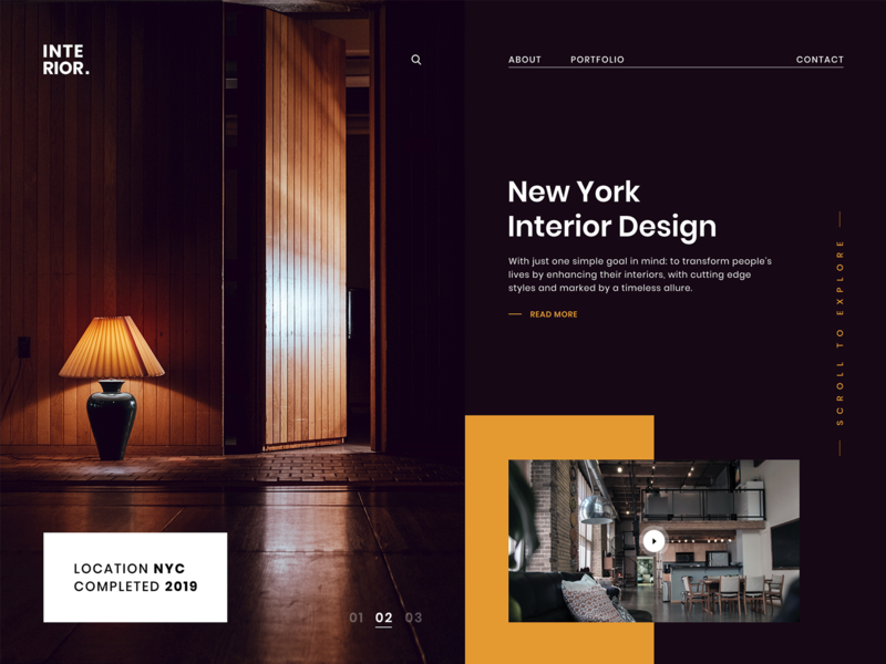 New York Interior Design Agency Website Design By Luke Peake