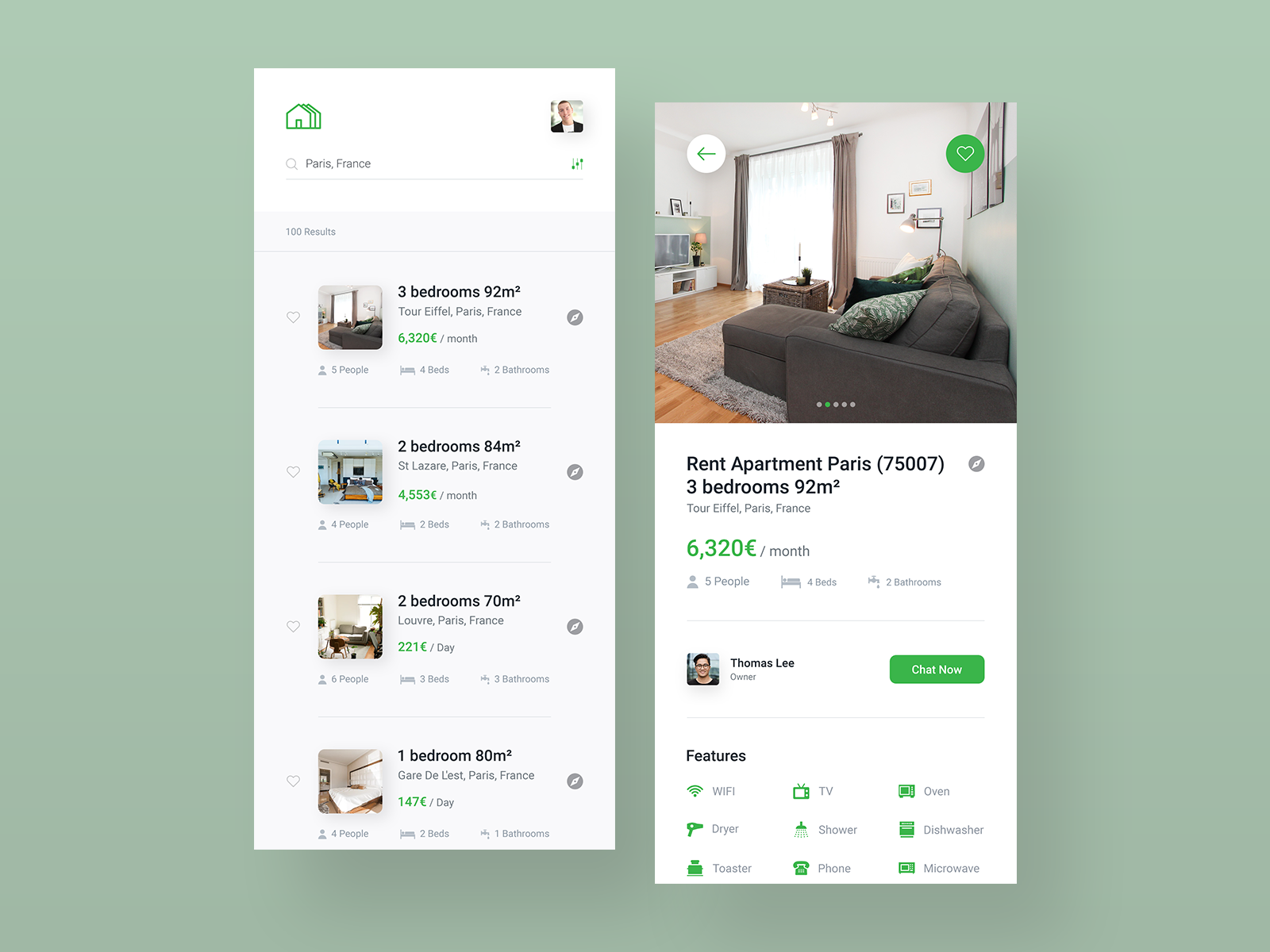 Property Rental Mobile Application by Luke Peake for TIB Digital on