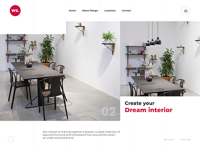 Website Design for Interior Designer Company branding clean design designer ecommerce flat furniture inspiration interior decorating interior designer shopping typography ui ui design ux ux design web design web design agency webdesign website