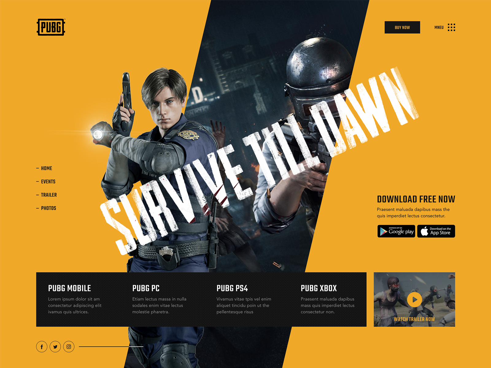 Survive Till Dawn Game Website By Luke Peake For Tib Digital On Dribbble