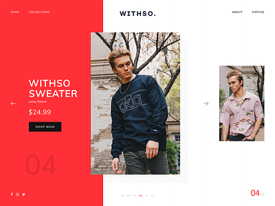 Mens Fashion Website Design