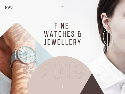 Fine Watches & Jewellery brand branding clean design designer ecommerce flat inspiration jewellery jewellery shop jewelry responsive shopping typography ui ux watches web design webdesign website