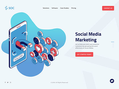 Social Media Marketing Agency Website