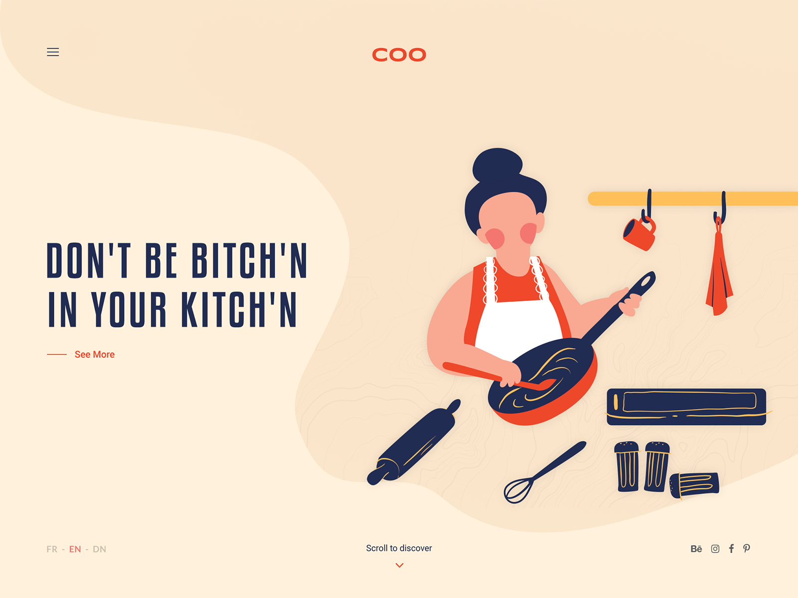 Recipe Website Design By Luke Peake For Tib Digital On Dribbble