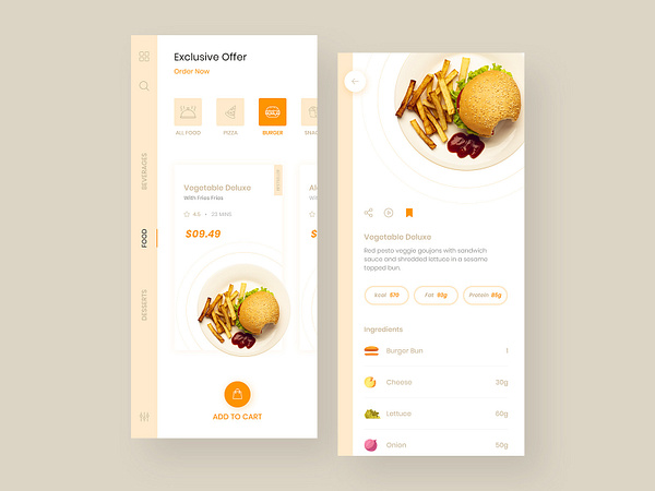 Food Ordering Mobile App By Luke Peake For Tib Digital On Dribbble