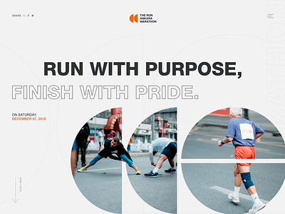 Marathon Homepage Design