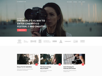 Cinematico - Video Production Website Design
