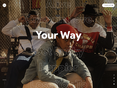 HipHop Artist Web Design