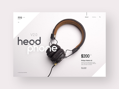 Headphones Ecommerce Design