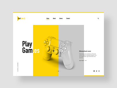 Play Gam.es Website Design