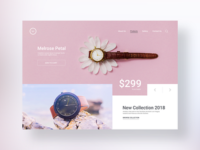 Watch Brand Ecommerce Website