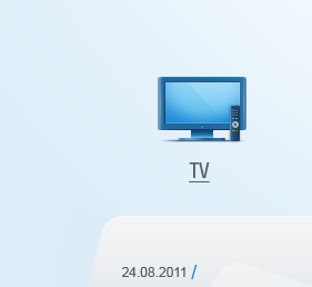 Part of my new web-site blue icon pult site tv