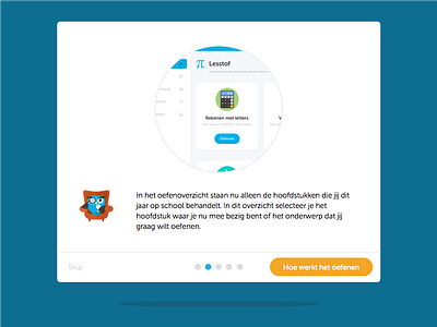 Walkthrough app education flat walkthrough webapp wizard