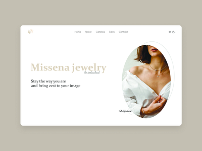 Concept for jewelry store branding concept design design concept interface jewelry store logo ui ux uxui desingn
