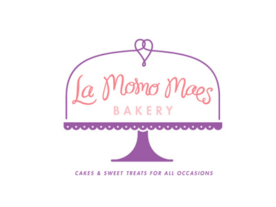 La Momo Maes Bakery cake logo maker