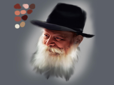 Old Man digital painting painting
