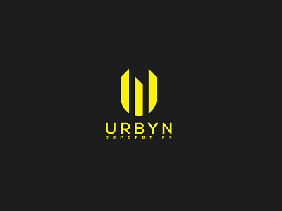 Urbyn Properties Real Estate Logo branding graphic design logo logodesign