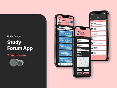 Studiverse - Study Forum App app ui