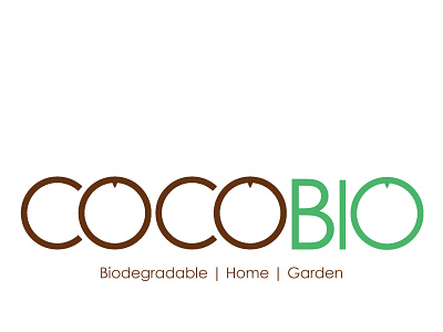 COCOBIO Logo branding design food graphic design illustration logo shoot