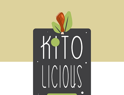 Ketolicious Logo branding design food graphic design illustration logo shoot