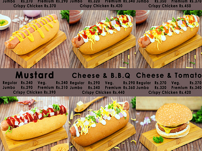 Menu Design for Star Dogs