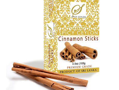 Cinnamon Box Design and Edit for Spicy Ceyon branding design food graphic design illustration logo shoot