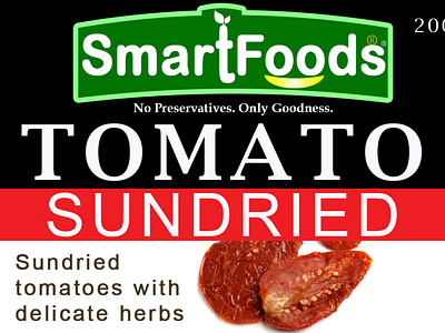 Sundried Tomato Label