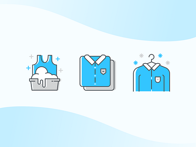 Laundry Ilustration design icon illustration laundry ui ux