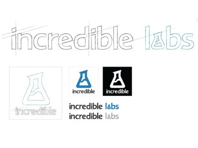 Incredible Labs Logo (Final) incredible labs logo sketch