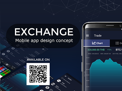 JIB exchange mobile application crypto app digital wallet uxui